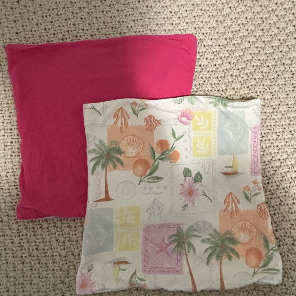 Hollister Tropical and Pink Tube Top Bundle